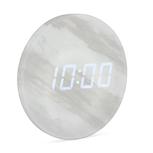Minimalist LED Digital Wall Clock by Leafre