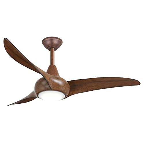 MINKA-AIRE Light Wave Ceiling Fan with LED Light and Remote Control