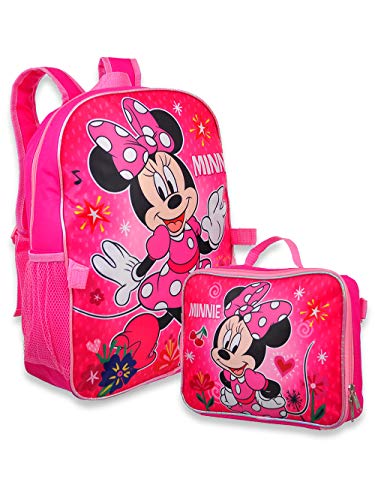 Minnie Mouse 16" Backpack W/Detachable Lunch Box