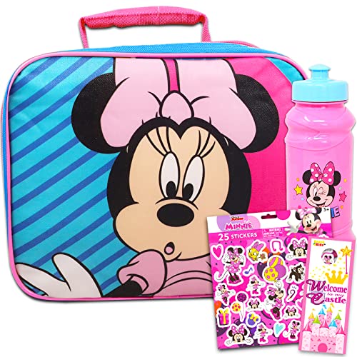 Minnie Mouse Lunch Bag School Supplies Bundle