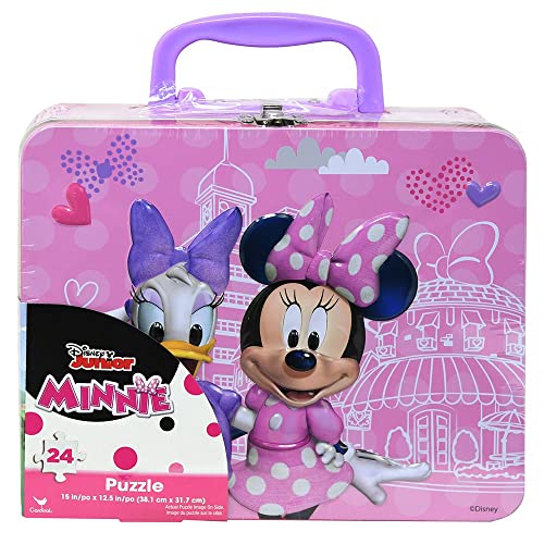 Minnie Mouse Puzzle with Tin Lunch Box