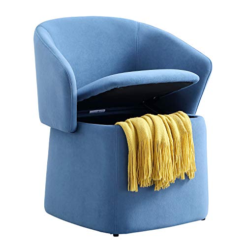 Mission Hills Furniture Flip-Back Accent Chair, Powder Blue