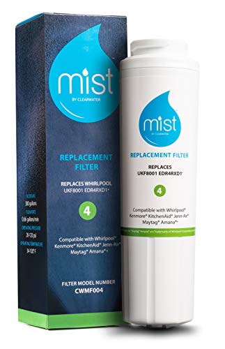 Mist Replacement Refrigerator Water Filter for Maytag, Whirlpool, Kenmore