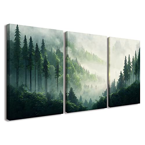 Misty Forest Wall Art