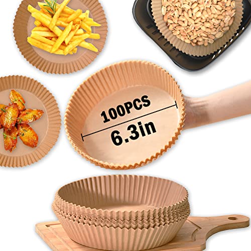 3pcs Silicone Air Fryer Liner, 7.9 Air Fryer Liners Reusable Silicone Pot,  Food Grade Air Fryer Silicone Baking Tray Greaseproof Airfryer Basket Rack