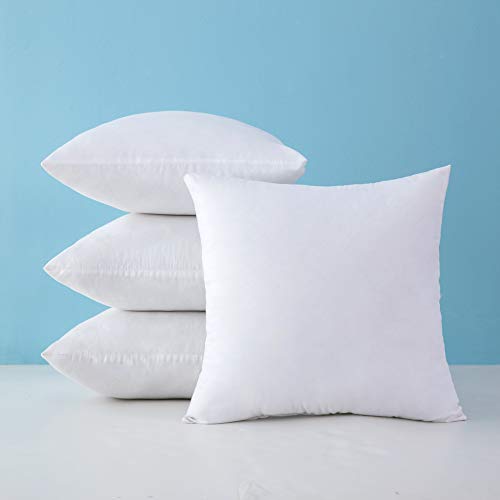 MIULEE 18 x 18 Pillow Inserts - Set of 4