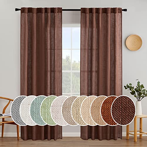 MIULEE Linen Curtains: Stylish and Practical Window Drapes