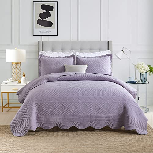 mixinni Purple Quilt Set