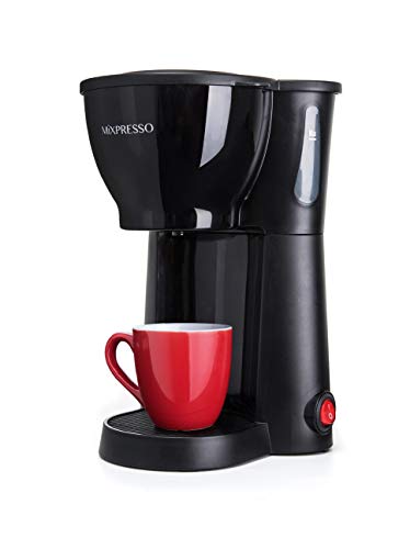 Mixpresso Mini Compact Drip Coffee Maker - Black (10.5oz)