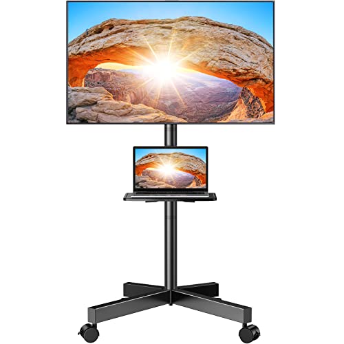 Mobile TV Cart on Wheels: Versatile and Sturdy TV Stand for Better Viewing
