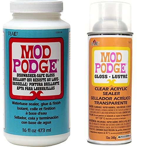 Mod Podge Dishwasher Safe Sealer and Spray Acrylic Sealer