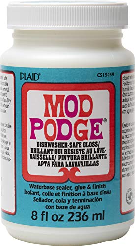 Mod Podge Dishwasher Safe Sealer, Glue and Finish (8-Ounce)