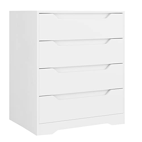 Modern 4 Drawer Dresser with Storage