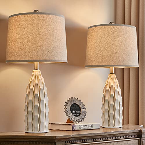 Modern Ceramic Lamps Set of 2