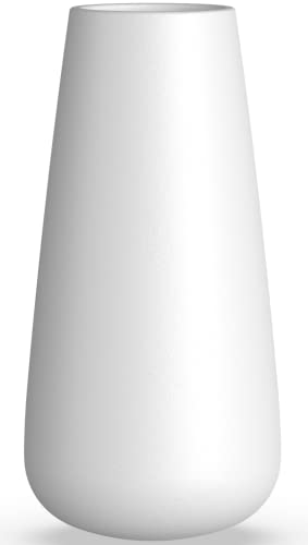 Decorative White Ceramic Vase for Home Décor