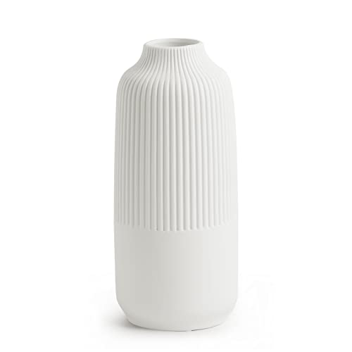 Modern Ceramic Vase for Pampas Grass and Home Accents