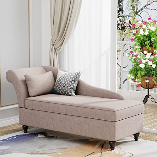 Modern Chaise Lounge Indoor with Storage