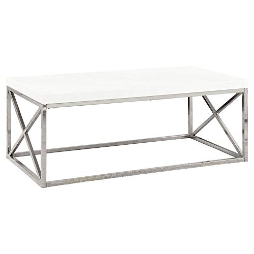 Modern Coffee Table with Metal Frame