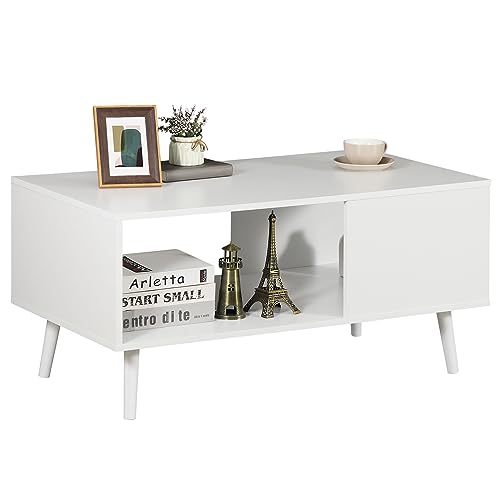 Modern Coffee Table with Storage for Living Room
