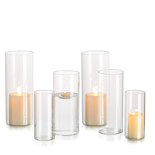 Modern Glass Candle Holders Set for Stylish Centerpieces
