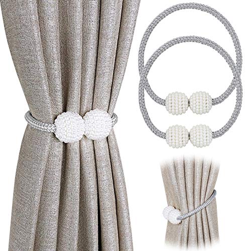 Modern Magnetic Curtain Tiebacks for Stylish Window Decor