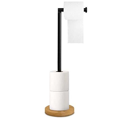 Modern Toilet Paper Holder Stand with Storage