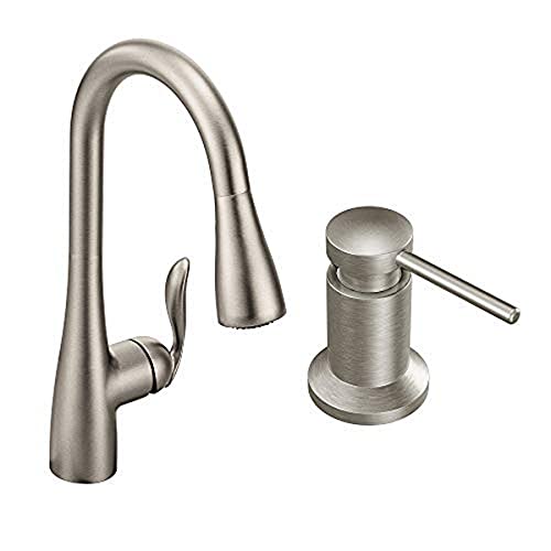 Moen Arbor Pulldown Faucet with Power Boost and Soap Dispenser