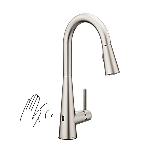 Sleek Spot Resist Stainless Touchless High Arc Kitchen Faucet, 7864EWSRS