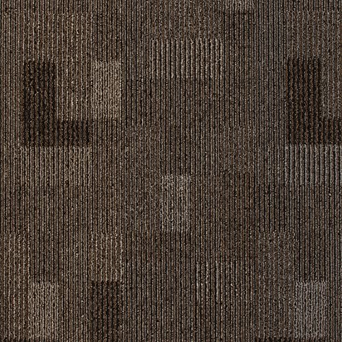 24" x 24" Berber Loop Pile Carpet Tiles, Coffee Color