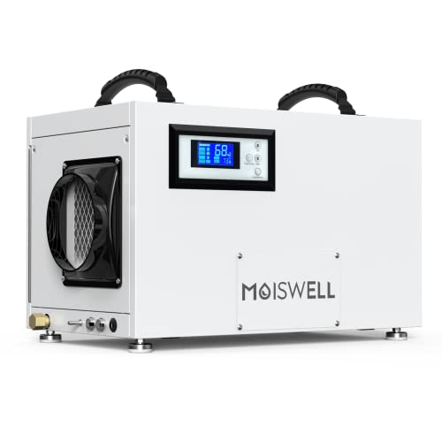 Moiswell 145 Pints Commercial Dehumidifier with Pump