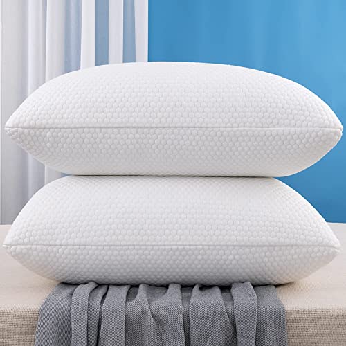 Molblly Standard Pillows - Cooling Memory Foam Set of 2