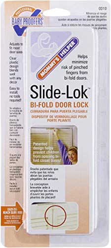 Mommy's Helper Slide-Lok Bi-Fold Door Lock - Keep Closets Secure