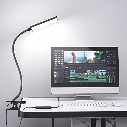 MONGERY LED Desk Lamp with USB Port, 3 Modes, 11 Brightness Levels