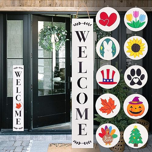 Monjita Welcome Sign with Interchangeable Icons