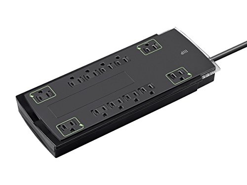 Monoprice 12 Outlet Slim Surge Protector Power Strip