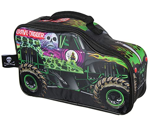 Monster Jam Grave Digger Truck Shaped Lunch Box Bag