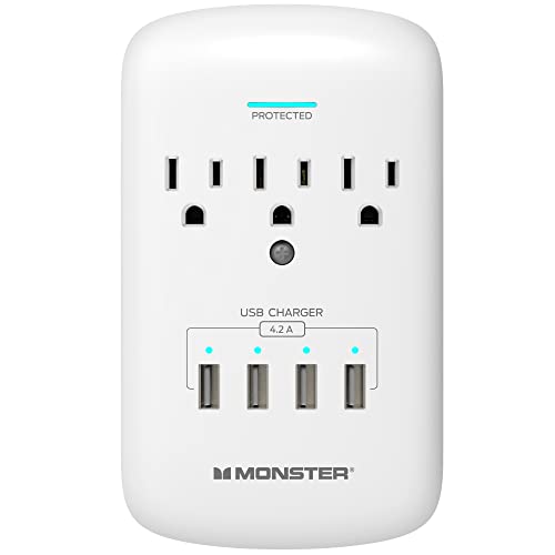 Monster Wall Tap Plug 3-Outlet Extender
