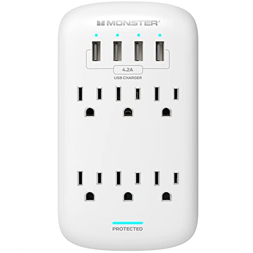 Monster Wall Tap Plug 6-Outlet Extender