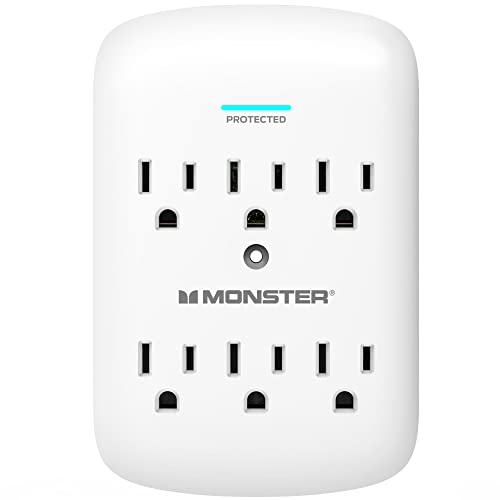 Monster Wall Tap Plug Outlet Extender with Surge Protector