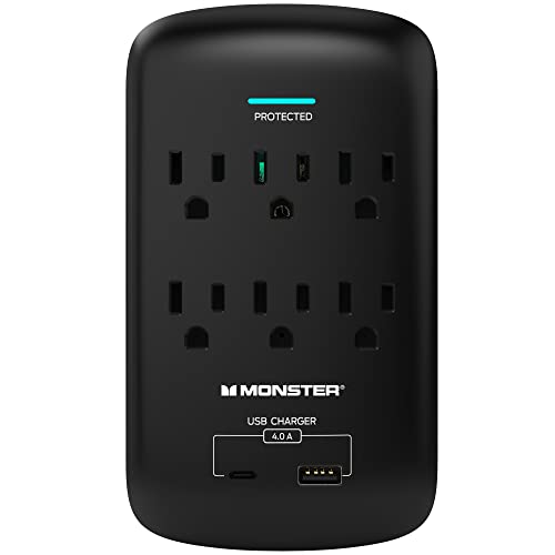 Monster Wall Tap Plug with Surge Protector