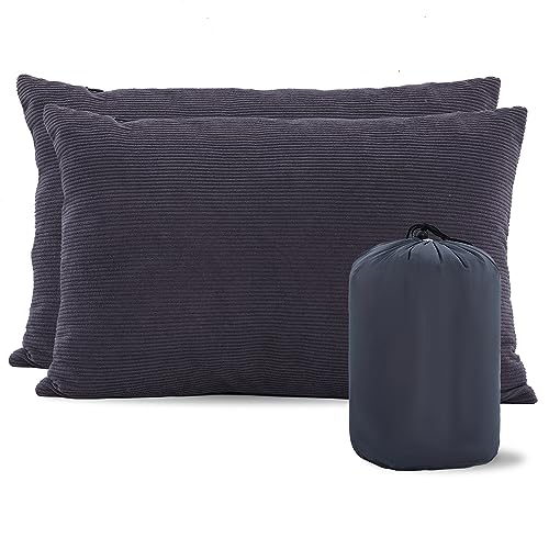 MOON LENCE Camping Pillows 2 Pack - Lightweight and Compressible