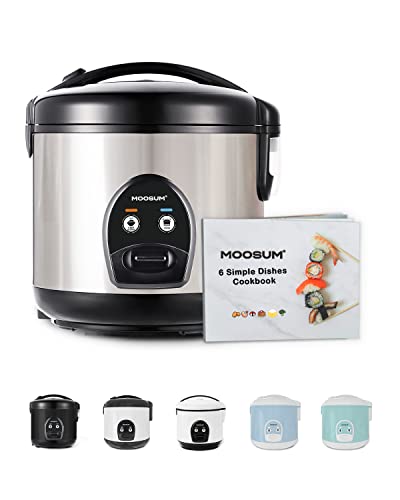 Moosum 5-cup Electric Rice Cooker: Fast, Convenient & Nonstick