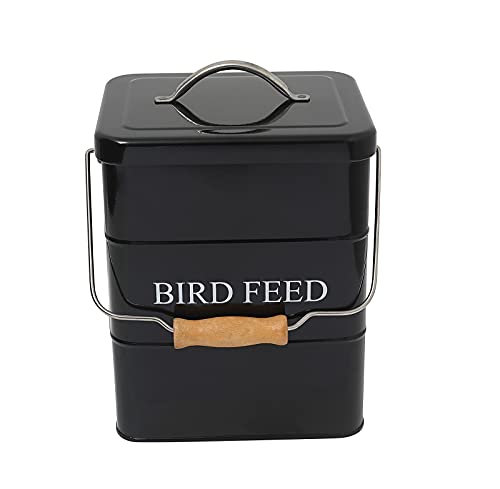 Morezi Bird Seed and Feed Storage Tin