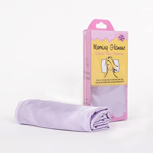Morning Glamour Lilac Satin Pillowcase - Anti-Aging and Hair Care