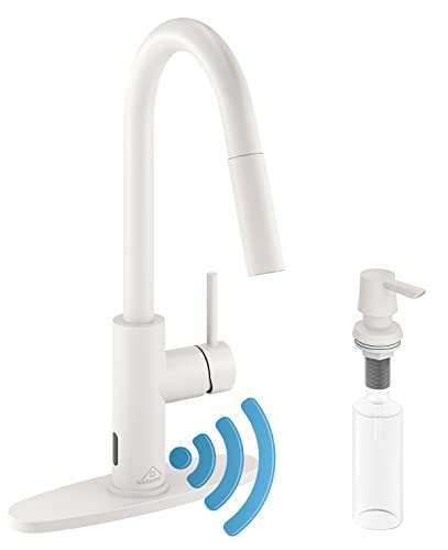 Motion Sensor Kitchen Faucet with Pull Down Sprayer