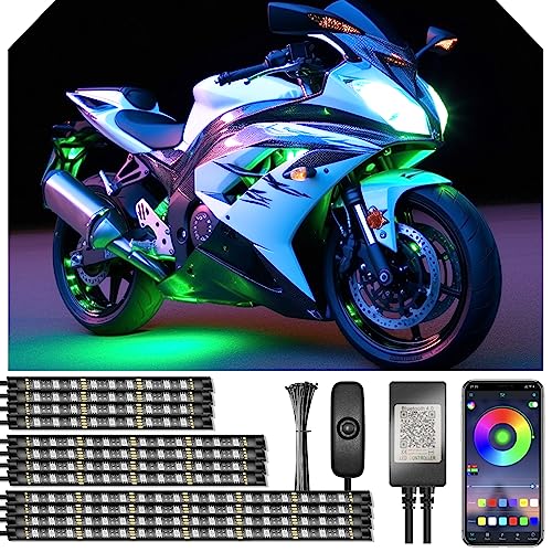 Motorcycle Underglow LED Strip Light Kit