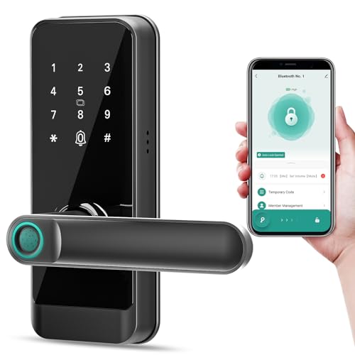 MOUSETRO Smart Lock with Fingerprint Door Lock