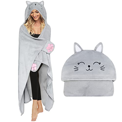 Moyel Cat Blanket Hooded Cat Gifts