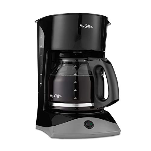 Mr. Coffee Auto Pause Coffee Maker, 12 Cups, Black