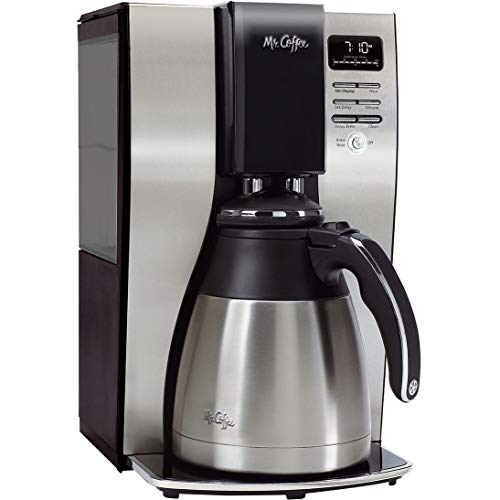 Programmable 10-Cup Stainless Steel Coffee Maker